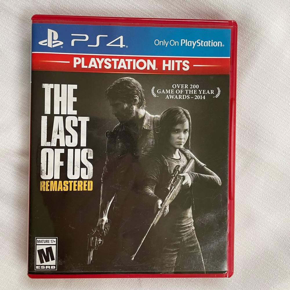 The Last of Us Remastered for PS4 - Black Cover